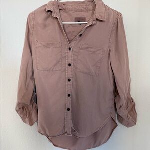 Target Women's Button Down Shirt - Mauve